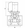 Thruster cu elice dubla QUICK BTQ 185 - 65, 12V, 3300W, 65kgf, pentru ambarcatiuni 8-11m