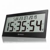 Ceas de perete BRESSER Jumbo LCD 7001802CM3000, negru