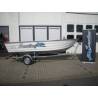 Barca aluminiu SMARTLINER 150 Deluxe, Ivory, 5 persoane, 4.5m, 40CP, cizma lunga