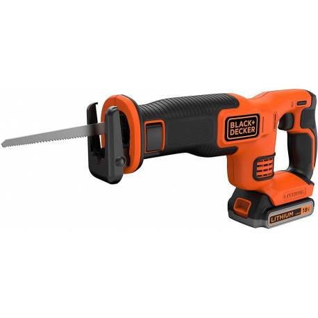 Fierastrau sabie cu acumulator BLACK & DECKER BDCR18M1-QW Li-Ion 4.0Ah 18V, timbru verde 1.5 ron