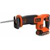 Fierastrau sabie cu acumulator BLACK & DECKER BDCR18M1-QW Li-Ion 4.0Ah 18V, timbru verde 1.5 ron