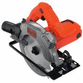 Fierastrau circular BLACK & DECKER CS1250LKA-QS,1250W, adancime taiere lemn 66mm, 2 discuri 190mm