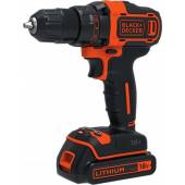 Masina de gaurit si insurubat BLACK & DECKER BDCDD186-QW cu acumulator Li-Ion 1.5Ah 18V, cutie de carton