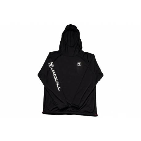 Hanorac JACKALL Dry Light Hoodie, Black, marimea L