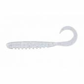 Grub JACKALL Tide Curly 2", 5cm, culoare Clear Glow Crush, 8 buc/plic