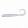 Grub JACKALL Tide Curly 2", 5cm, culoare Clear Prism Neon, 8 buc/plic