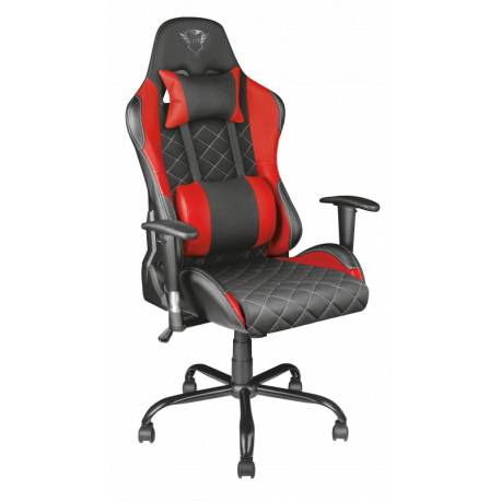 Scaun gaming TRUST GXT 707R Resto Chair Red, reglabil, rotativ 360°, piele sintetica / tesatura elastica, max. 150kg