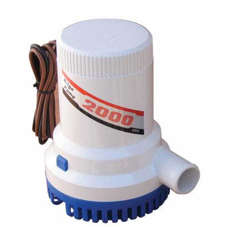 Pompa de santina GIBSY 2000 GPH, 12V, max. 7570 l/h, pentru ambarcatiuni de dimensiuni medii