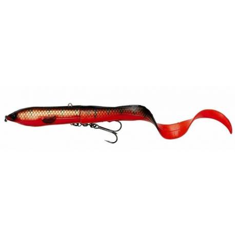 Naluca SAVAGE GEAR 3D Hard EeL 2+1, 17cm, 50g, culoare Red N Black