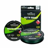 Fir textil WIZARD MXT8 Braid, 150m, 0.08mm, 8.1kg, verde