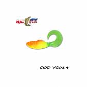 Naluci RELAX Super Fish Twister Tail 3'' TC, 7.5cm, culoare VC014, 10buc/plic