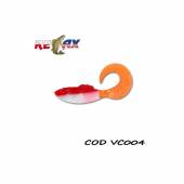 Naluci RELAX Super Fish Twister Tail 3'' TC, 7.5cm, culoare VC004, 10buc/plic