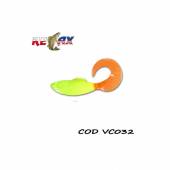 Naluci RELAX Super Fish Twister Tail 3'' TC, 7.5cm, culoare VC032, 10buc/plic