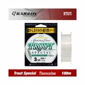 Fir fluorocarbon RAIGLON Trout Special Clear, 100m, 1.2, 0.185mm, 5lbs