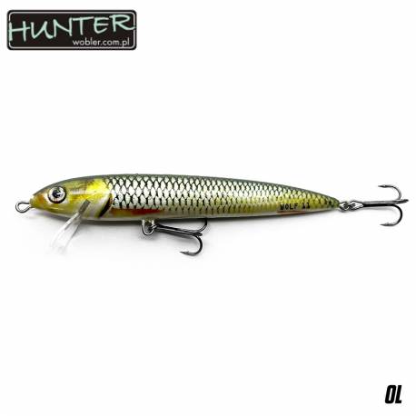 Vobler HUNTER Wolf 9cm, 6g, Floating, culoare Olive