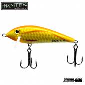 Vobler HUNTER Soul 5cm, 7g, Sinking, culoare Gold Metal Steel