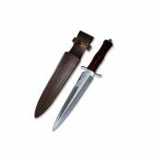 240mm blade, red wood handle and stainless steel guard and cap MUELA BEAR-24R