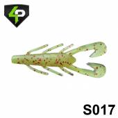 Naluci 4PREDATORS Riku Shad 8cm, culoare S017, 5buc/plic