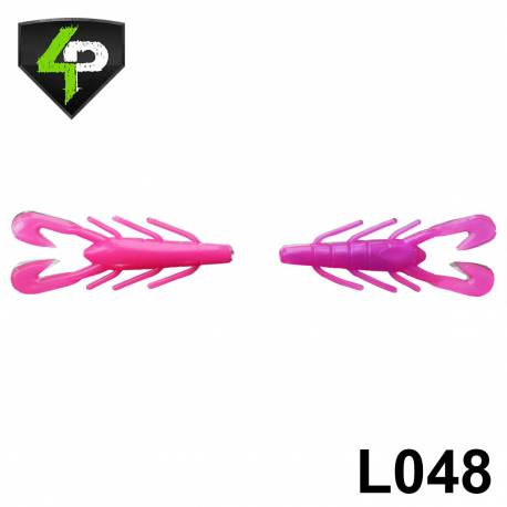Naluci 4PREDATORS Riku Shad 8cm, culoare L048, 5buc/plic