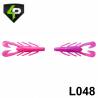 Naluci 4PREDATORS Riku Shad 8cm, culoare L048, 5buc/plic
