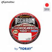 Fir inaintas fluorocarbon KAMATSU Techron Soft Invisible 0.377mm/20m