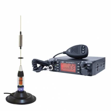 Kit statie radio CB PNI ESCORT HP 9001 PRO + antena CB PNI ML70