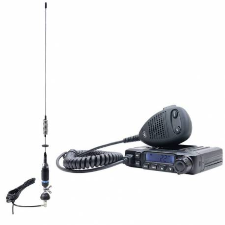 Pachet statie radio CB PNI ESCORT HP 6500 ASQ + antena CB PNI S75