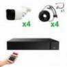 Kit supraveghere video PNI House XVR404 5MP - DVR si 4 camere exterior