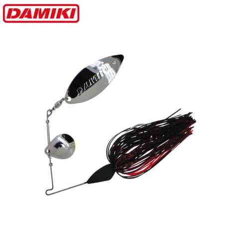 Spinnerbait DAMIKI M.T.S. 7.1g (1/4oz), culoare 003D Black / Red