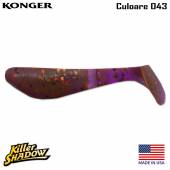 Shad KONGER Killer Shadow, 11cm, 13.5g, culoare 043 (5buc/plic)