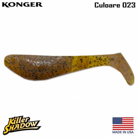 Shad KONGER Killer Shadow, 11cm, 13.5g, culoare 023 (5buc/plic)