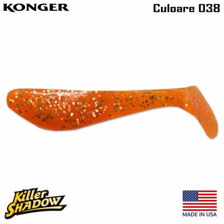 Shad KONGER Killer Shadow, 11cm, 13.5g, culoare 038 (5buc/plic)