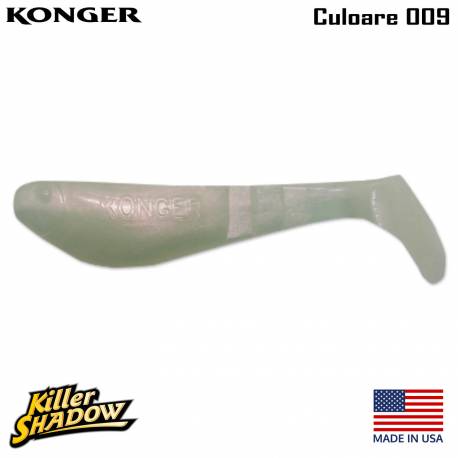 Shad KONGER Killer Shadow, 11cm, 13.5g, culoare 009 (5buc/plic)