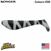 Shad KONGER Killer Shadow, 11cm, 13.5g, culoare 030 (5buc/plic)