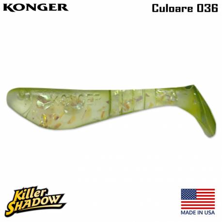 Shad KONGER Killer Shadow, 11cm, 13.5g, culoare 036 (5buc/plic)