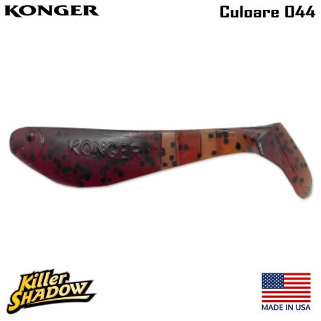 Shad KONGER Killer Shadow, 11cm, 13.5g, culoare 044 (5buc/plic)