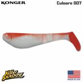 Shad KONGER Killer Shadow, 9cm, 7g, culoare 007 (4buc/plic)