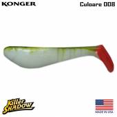 Shad KONGER Killer Shadow, 9cm, 7g, culoare 008 (4buc/plic)