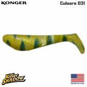 Shad KONGER Killer Shadow, 9cm, 7g, culoare 031 (4buc/plic)