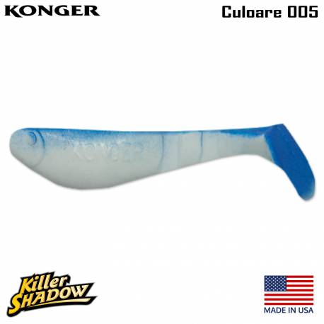 Shad KONGER Killer Shadow, 5.5cm, culoare 005 (5buc/plic)