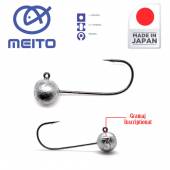 Microjig bila MEITO HOOKS Nr.3/0 - 4g(5buc/plic)