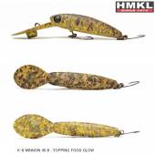 Vobler HMKL K-II Minnow 40 Bottom, 4cm,, 3.3g, culoare Topping Food Glow