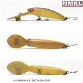 Vobler HMKL K-II Minnow 40 Bottom, 4cm,, 3.3g, culoare Red Glow Curry