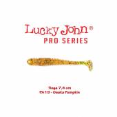 Naluci LUCKY JOHN Tioga 2.9'', 7.4cm, culoare PA19 Osaka Pumpkin, 7buc/plic