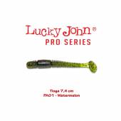 Naluci LUCKY JOHN Tioga 2.9'', 7.4cm, culoare PA01 Watermelon, 7buc/plic