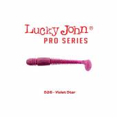 Shad LUCKY JOHN Tioga 3.4'', 8.6cm, culoare S26 Violet Star, 6buc/plic