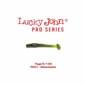 Shad LUCKY JOHN Tioga 2", 5.1cm, culoare PA01, 10buc/plic