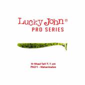 Naluci LUCKY JOHN S-Shad Tail 2.8", 7.1cm, culoare PA01, 7buc/plic