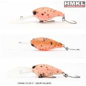 Vobler HMKL Crank 33DR Suspending, 3.3cm/3g, culoare Aburi Salmon