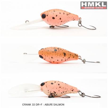 Vobler HMKL Crank 33DR Suspending, 3.3cm/3g, culoare Aburi Salmon